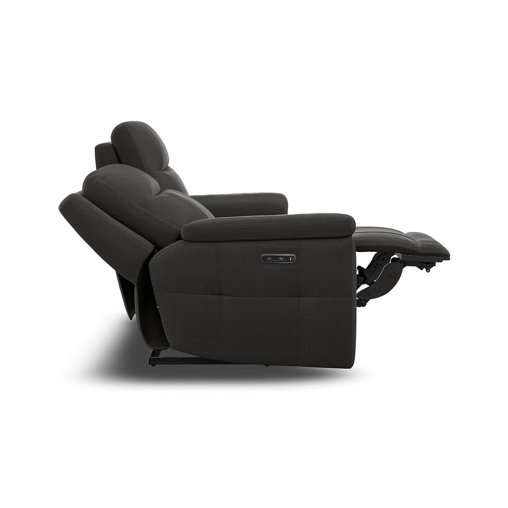 Dalton 2 Seater Electric Recliner Sofa in Storm Leather 8