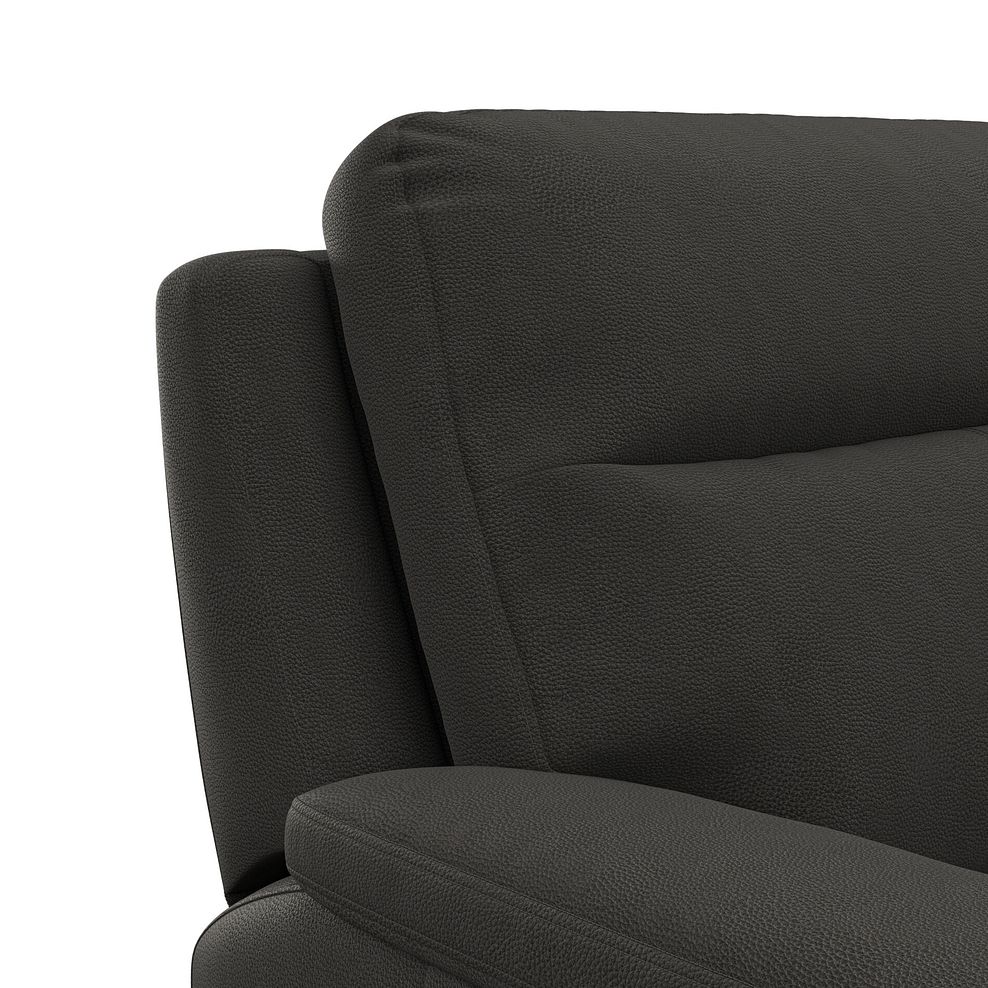 Dalton 2 Seater Electric Recliner Sofa in Storm Leather 13