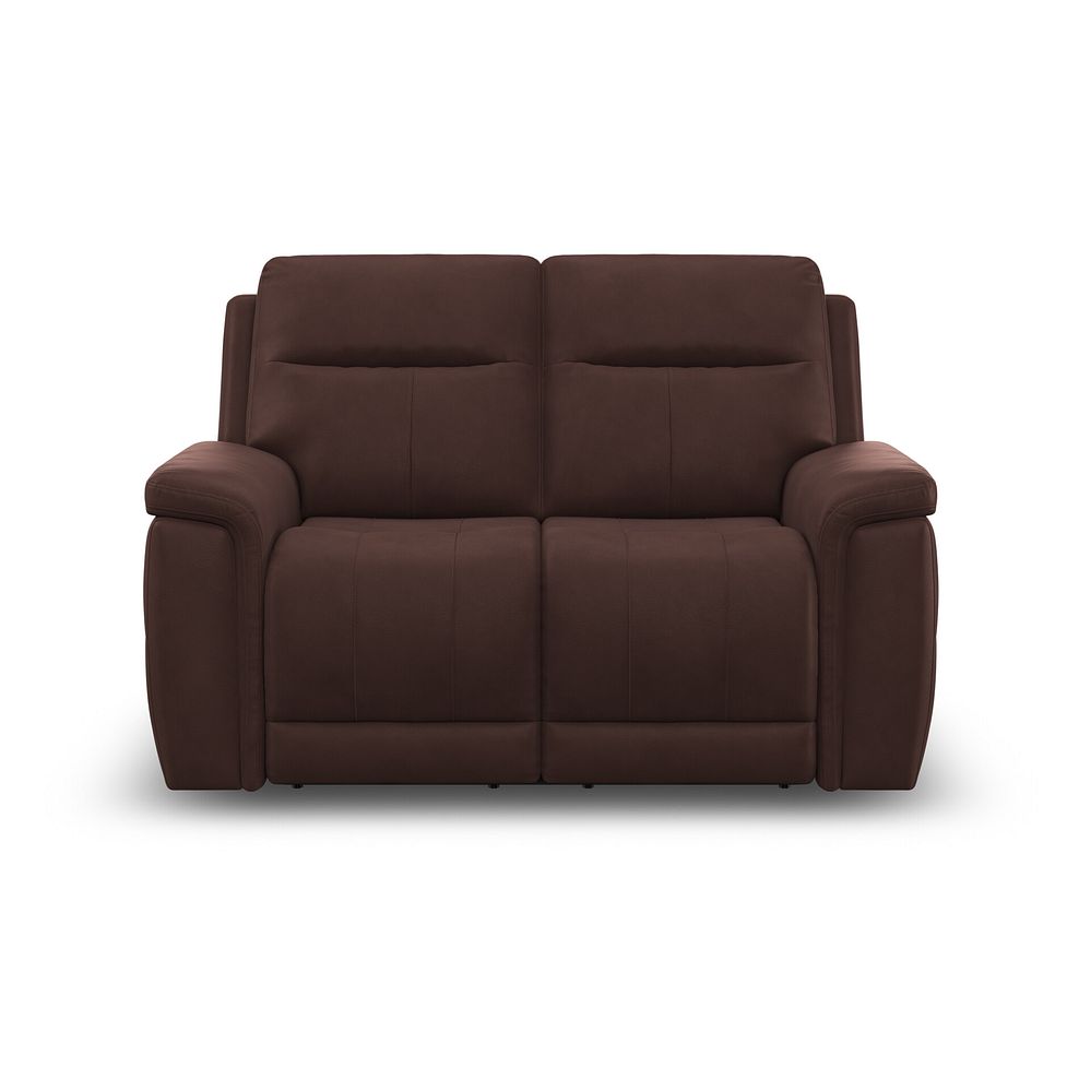 Dalton 2 Seater Electric Recliner Sofa with Power Headrests in Chestnut Leather 9