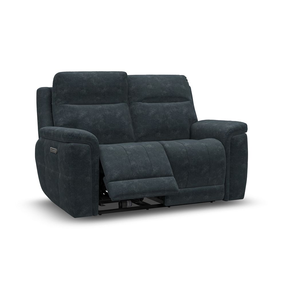 Dalton 2 Seater Electric Recliner Sofa with Power Headrests in Dexter Shadow Fabric 4