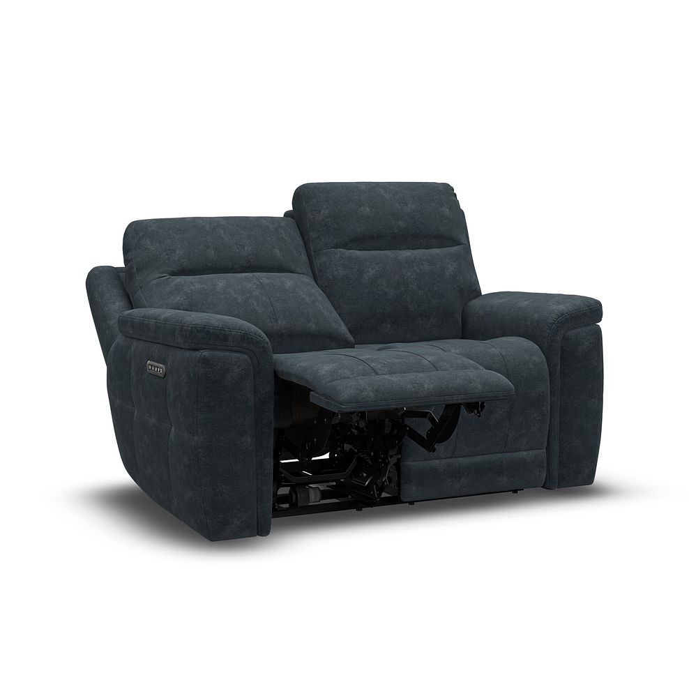 Dalton 2 Seater Electric Recliner Sofa with Power Headrests in Dexter Shadow Fabric 6