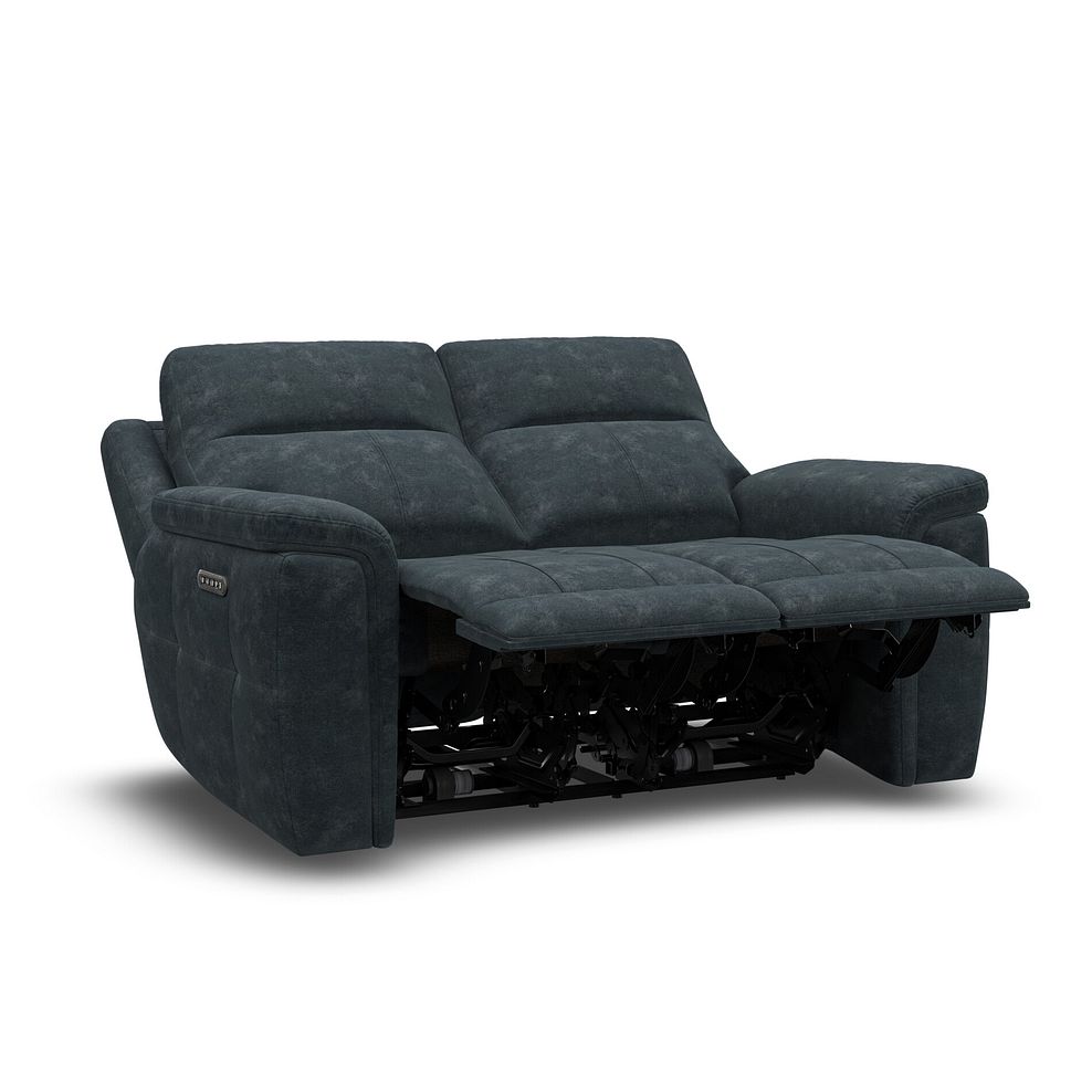 Dalton 2 Seater Electric Recliner Sofa with Power Headrests in Dexter Shadow Fabric 8