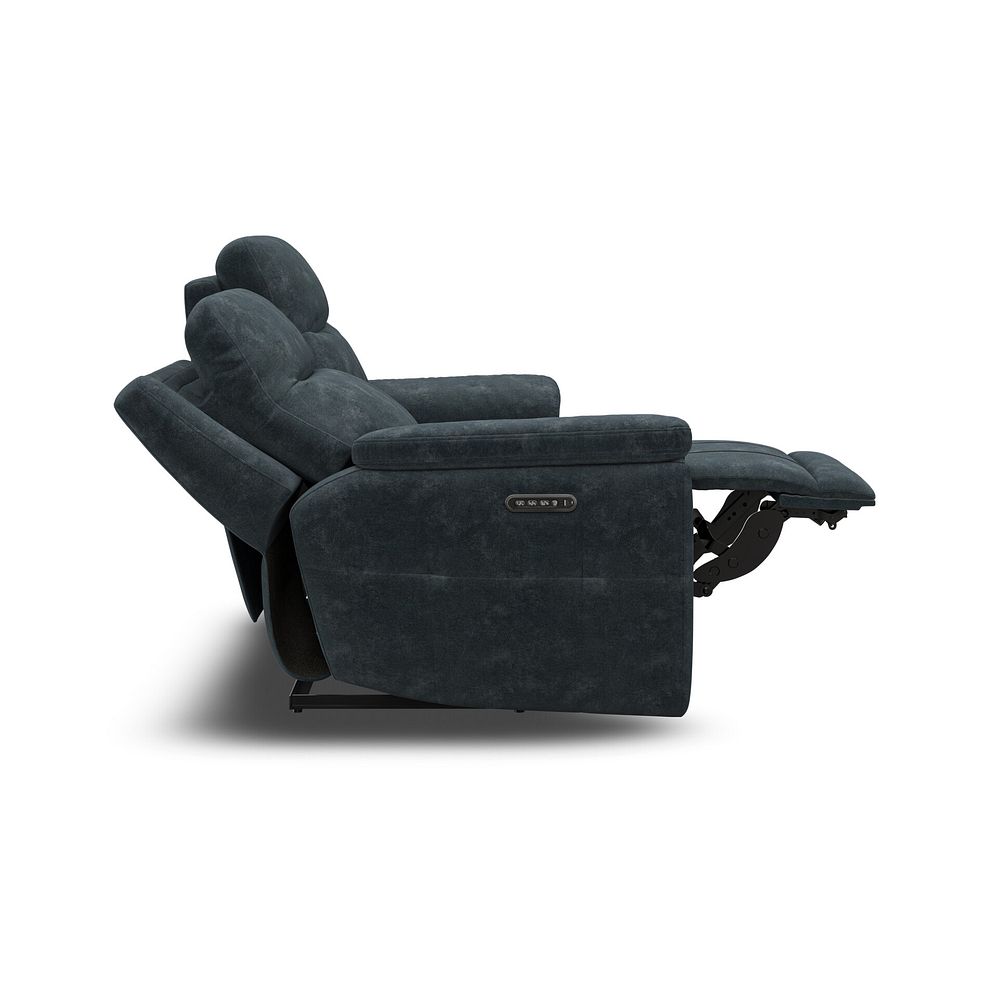Dalton 2 Seater Electric Recliner Sofa with Power Headrests in Dexter Shadow Fabric 14