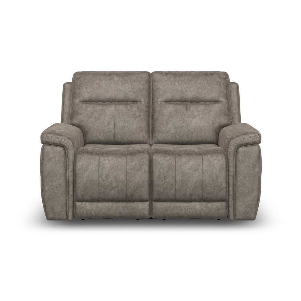 Dalton 2 Seater Electric Recliner Sofa with Power Headrests in Marble Mink Fabric 9