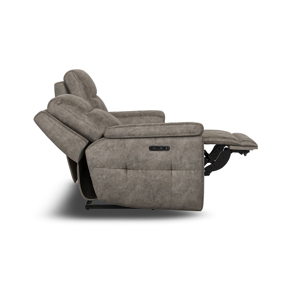 Dalton 2 Seater Electric Recliner Sofa with Power Headrests in Marble Mink Fabric 13
