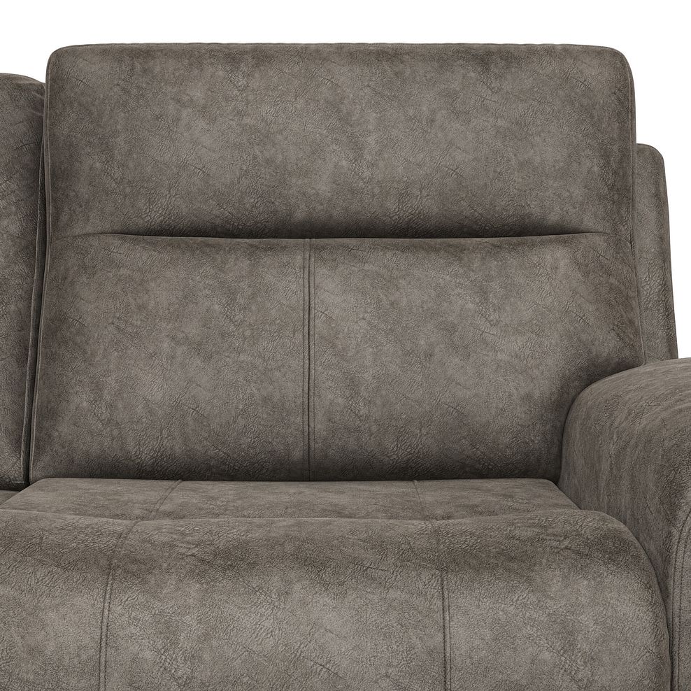 Dalton 2 Seater Electric Recliner Sofa with Power Headrests in Marble Mink Fabric 16