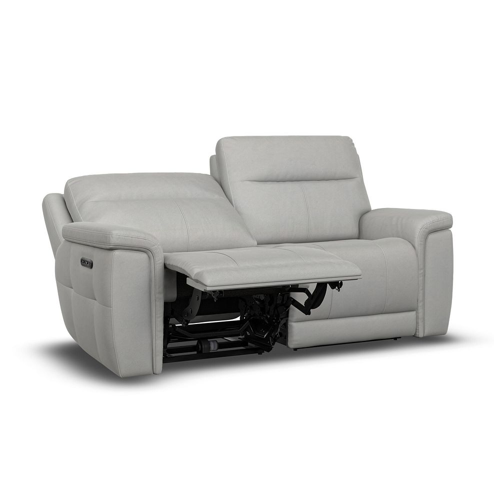 Dalton 3 Seater Electric Recliner Sofa in Bella Lead Grey Fabric 3
