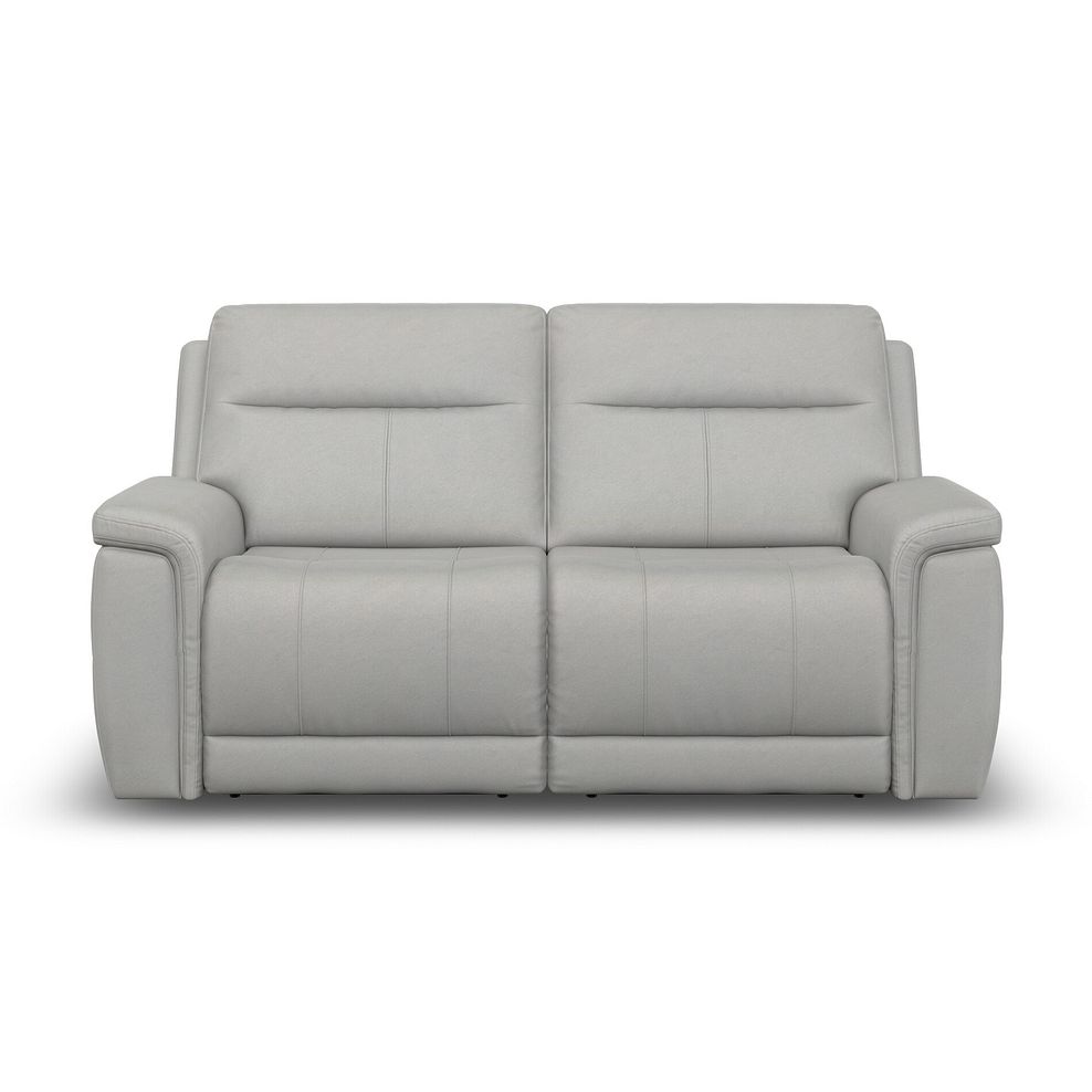 Dalton 3 Seater Electric Recliner Sofa in Bella Lead Grey Fabric 5