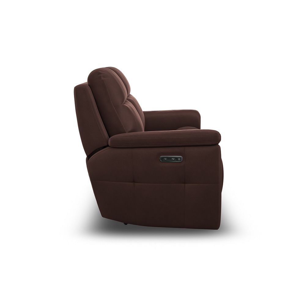 Dalton 3 Seater Electric Recliner Sofa in Chestnut Leather 7