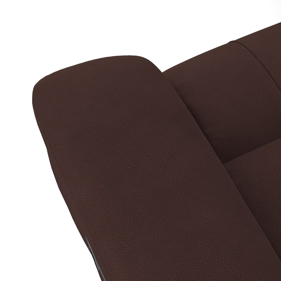 Dalton 3 Seater Electric Recliner Sofa in Chestnut Leather 9
