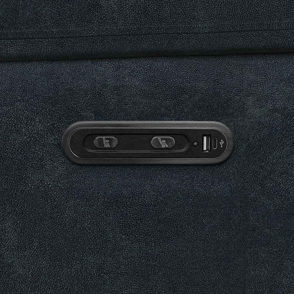 Dalton 3 Seater Electric Recliner Sofa in Dexter Shadow Fabric 10