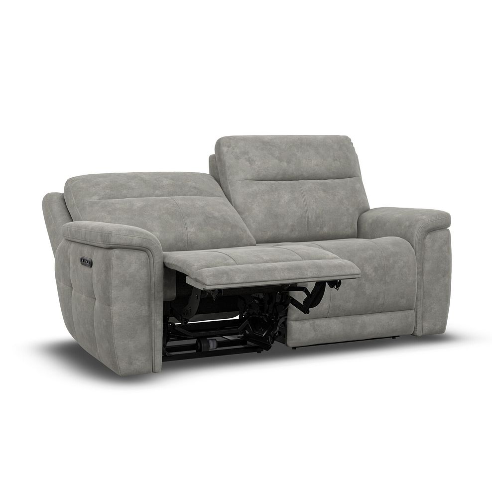 Dalton 3 Seater Electric Recliner Sofa in Dexter Stone Fabric 3