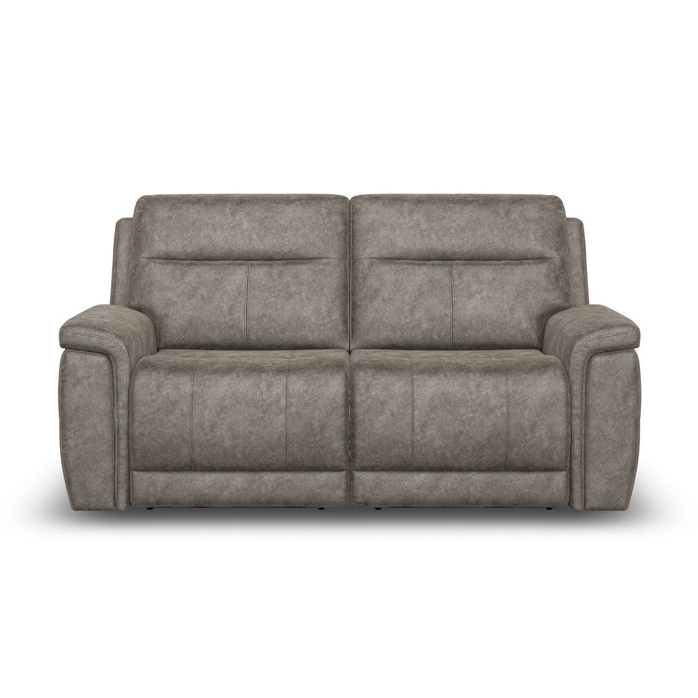 Dalton 3 Seater Electric Recliner Sofa in Marble Mink Fabric 5