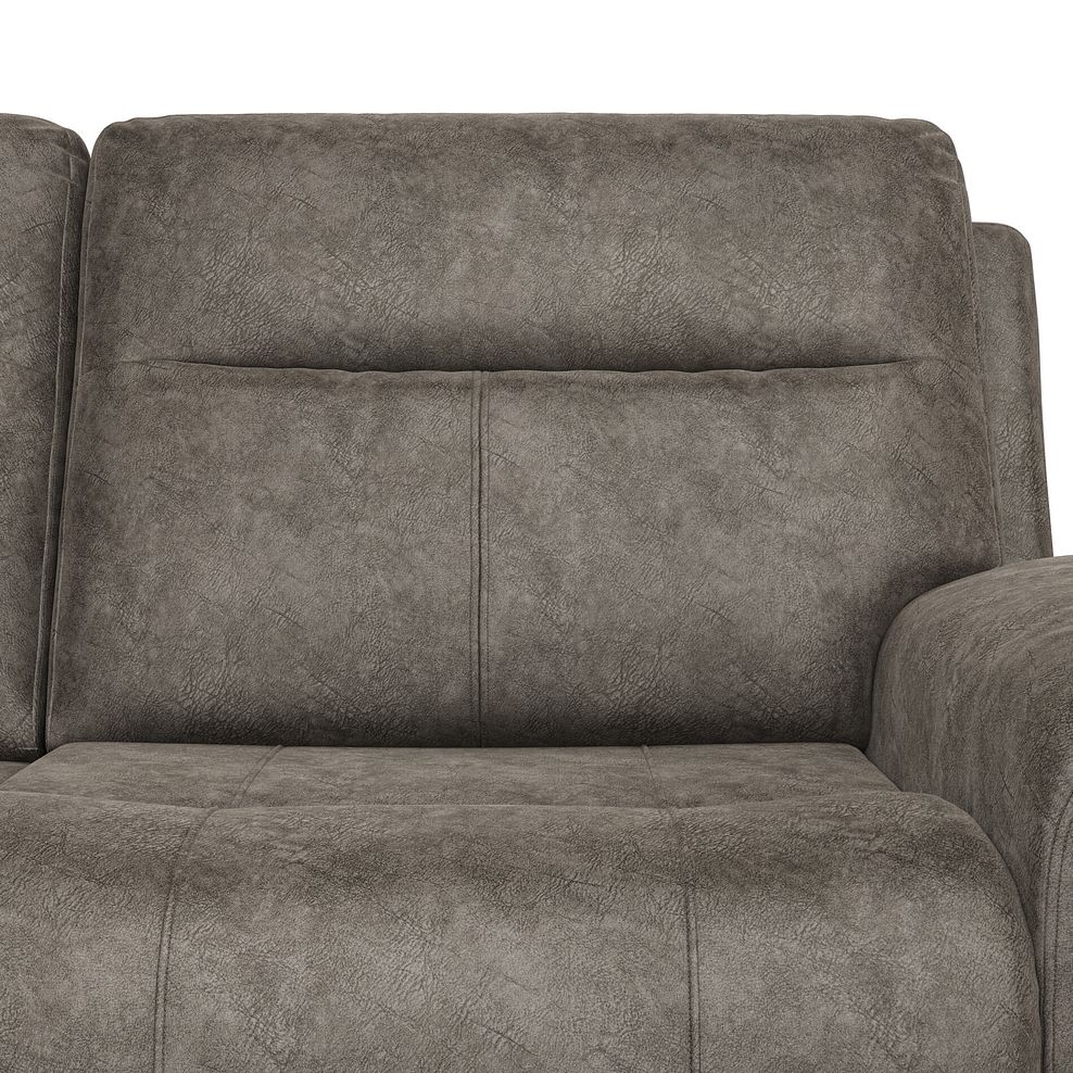 Dalton 3 Seater Electric Recliner Sofa in Marble Mink Fabric 13