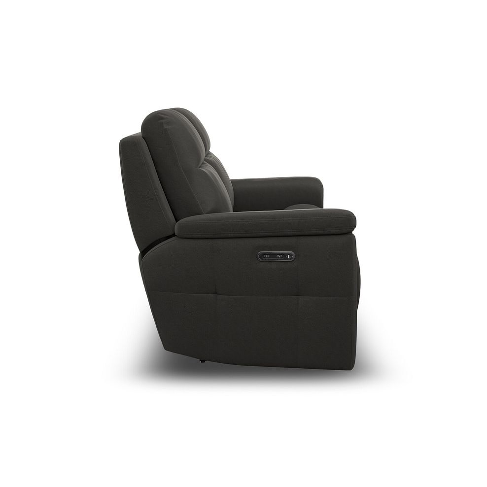 Dalton 3 Seater Electric Recliner Sofa in Storm Leather 7