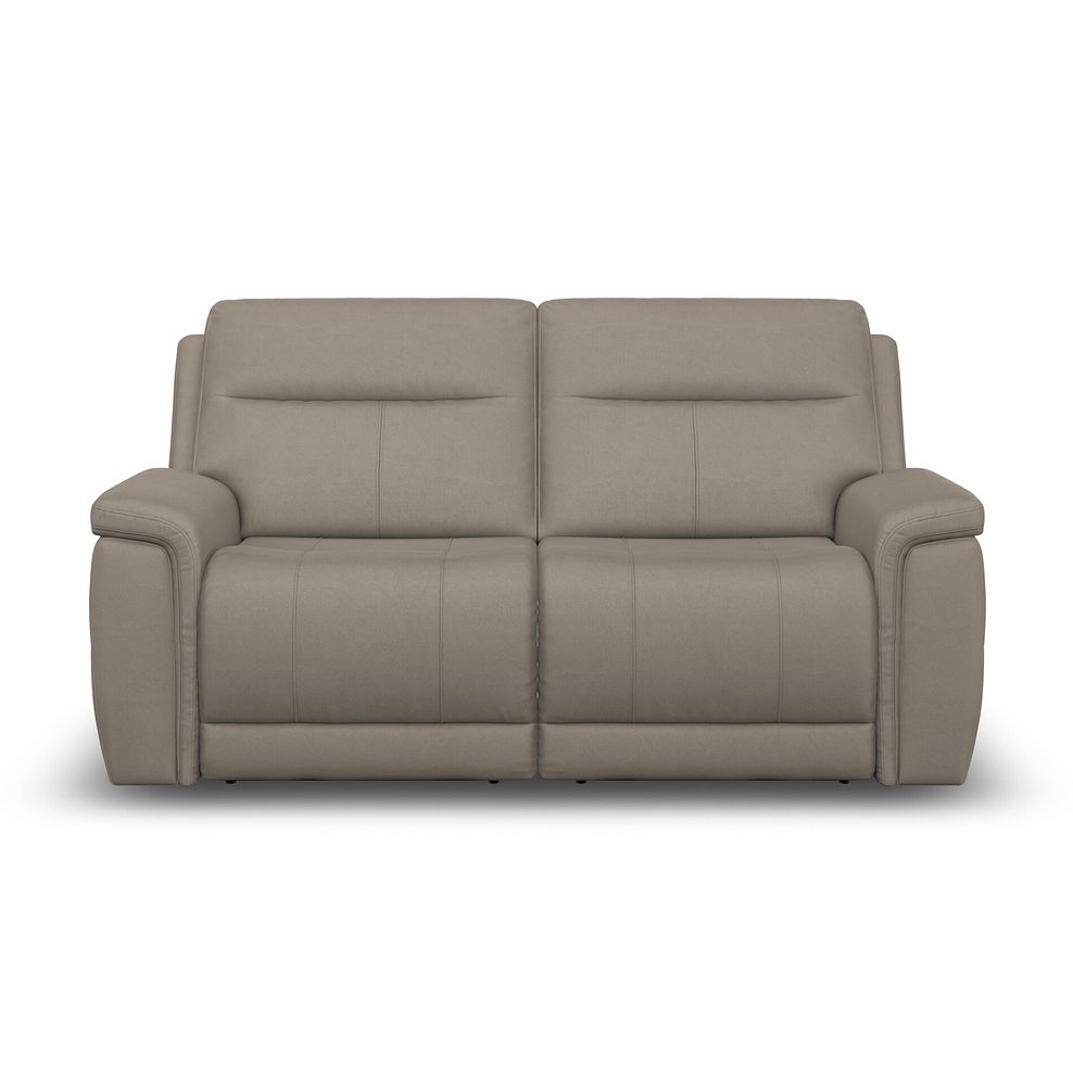 Dalton 3 Seater Electric Recliner Sofa with Power Headrests in Bella Latte Fabric 13