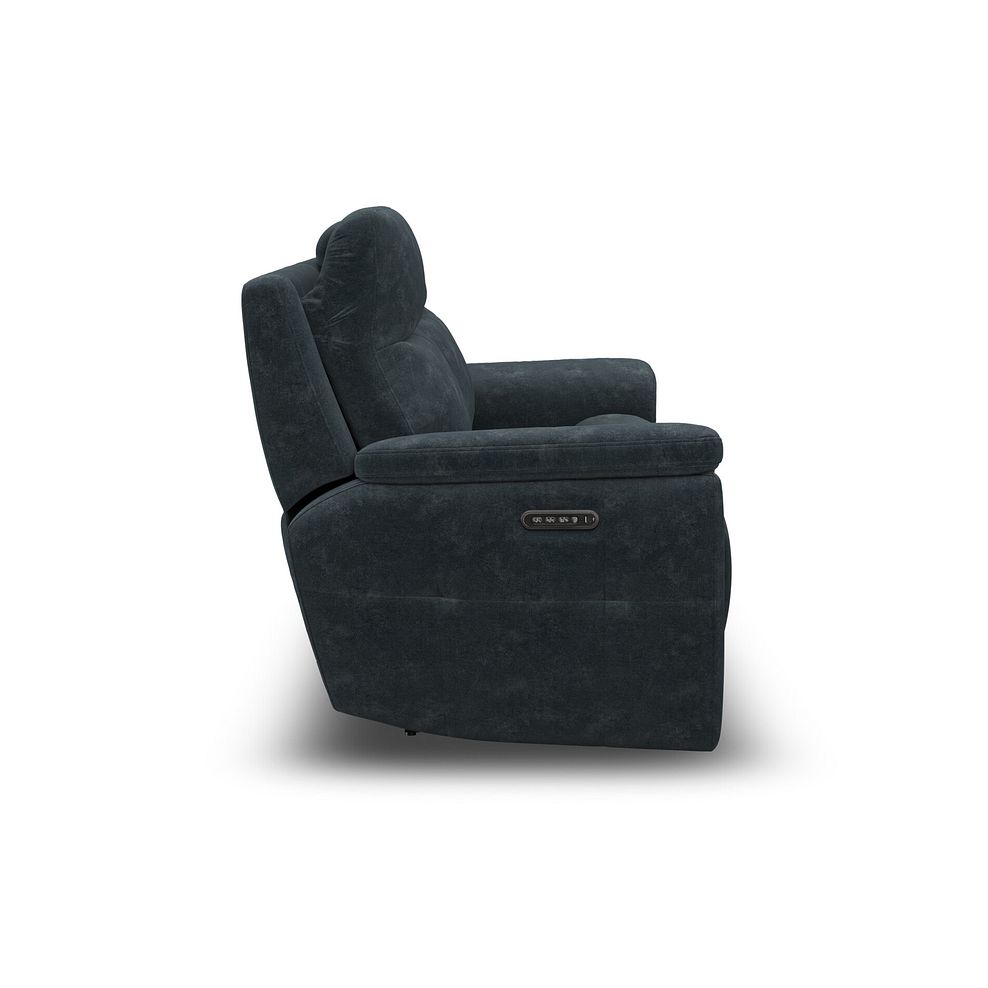 Dalton 3 Seater Electric Recliner Sofa with Power Headrests in Dexter Shadow Fabric 12