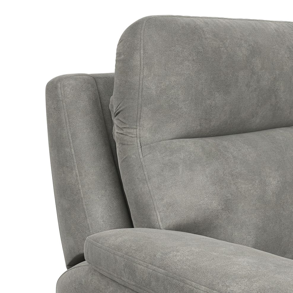 Dalton 3 Seater Electric Recliner Sofa with Power Headrests in Dexter Stone Fabric 19