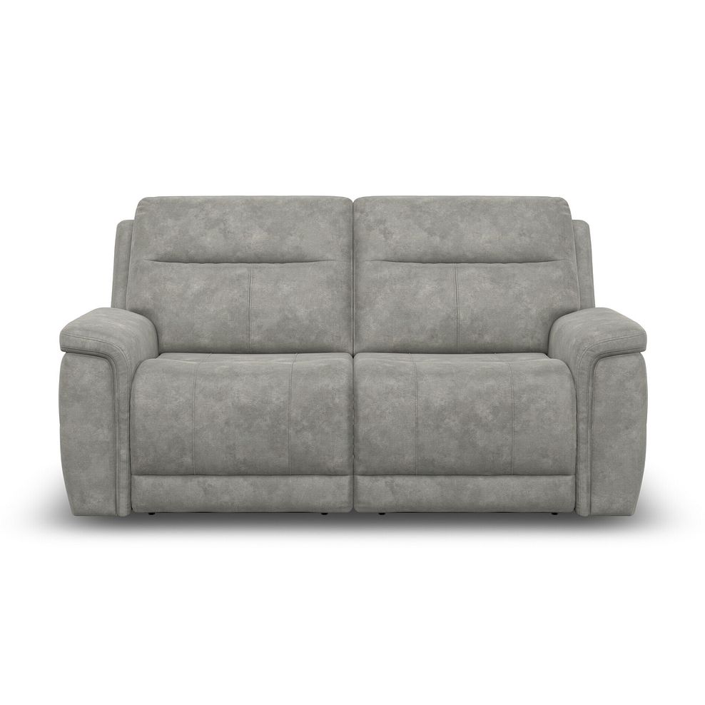 Dalton 3 Seater Electric Recliner Sofa with Power Headrests in Dexter Stone Fabric 9