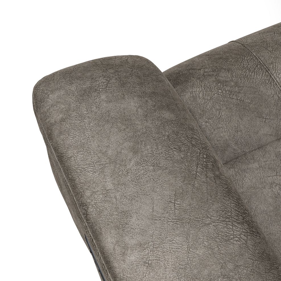 Dalton 3 Seater Electric Recliner Sofa with Power Headrests in Marble Mink Fabric 15