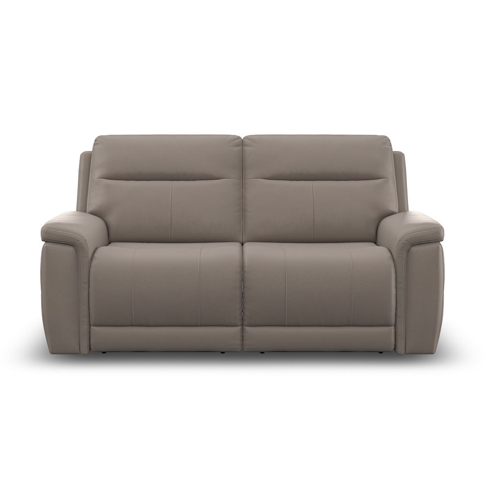 Dalton 3 Seater Electric Recliner Sofa with Power Headrests in Oyster Leather 9
