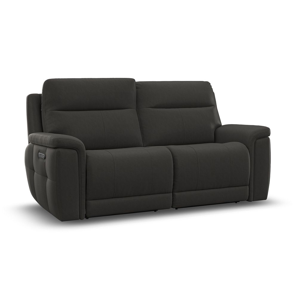 Dalton 3 Seater Electric Recliner Sofa with Power Headrests in Storm Leather 2