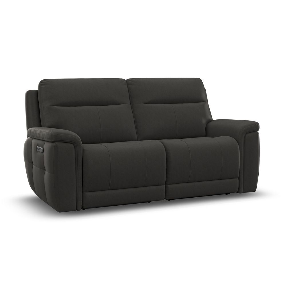 Dalton 3 Seater Electric Recliner Sofa with Power Headrests in Storm Leather 1