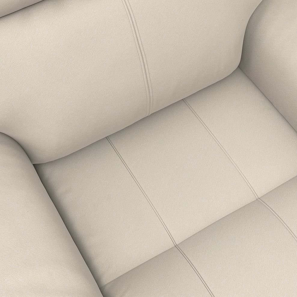Dalton Electric Recliner Armchair in Bella Barley White Fabric 11