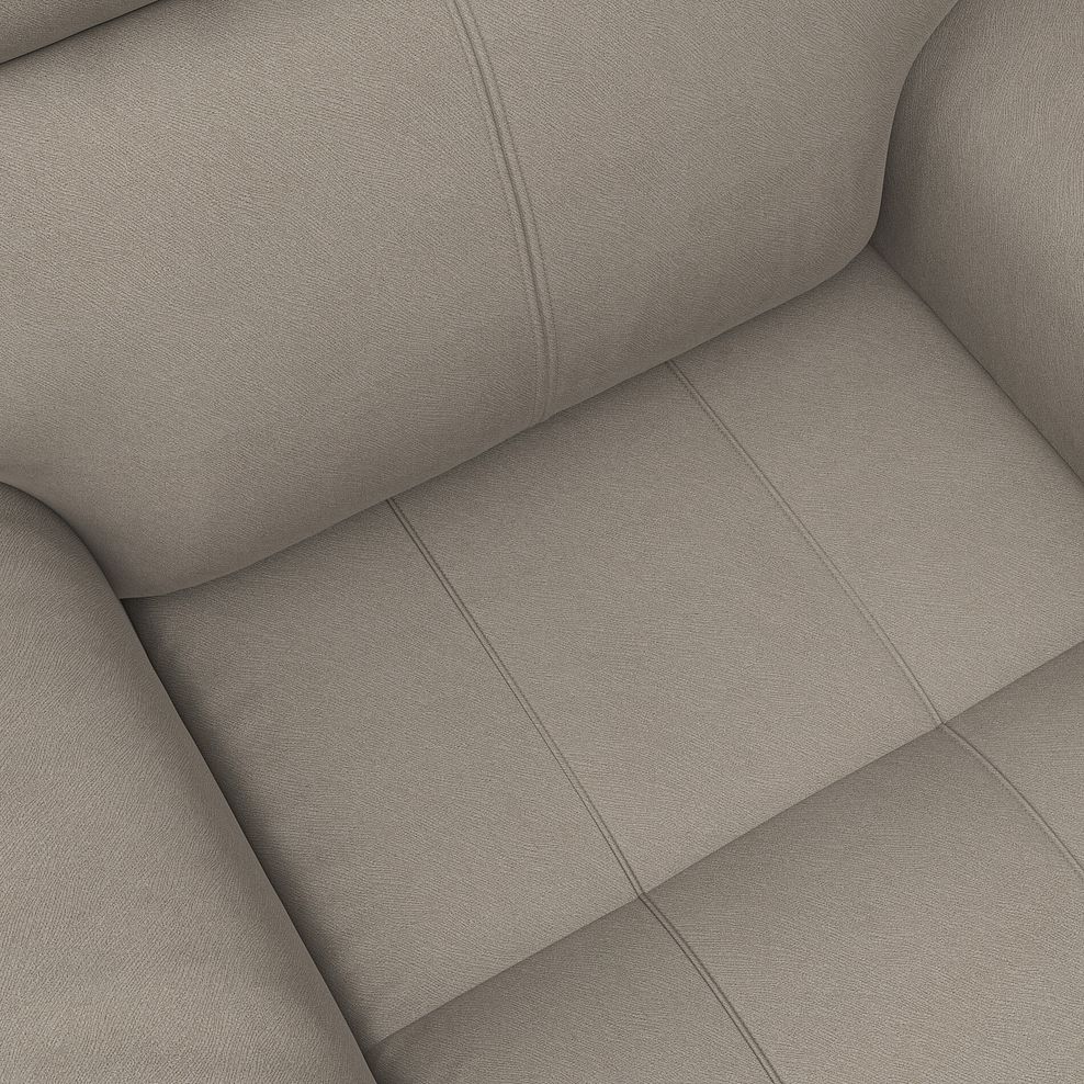 Dalton Electric Recliner Armchair in Bella Latte Fabric 14