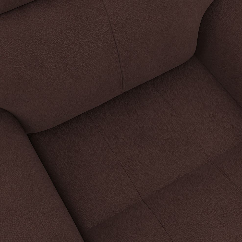 Dalton Electric Recliner Armchair in Chestnut Leather 11