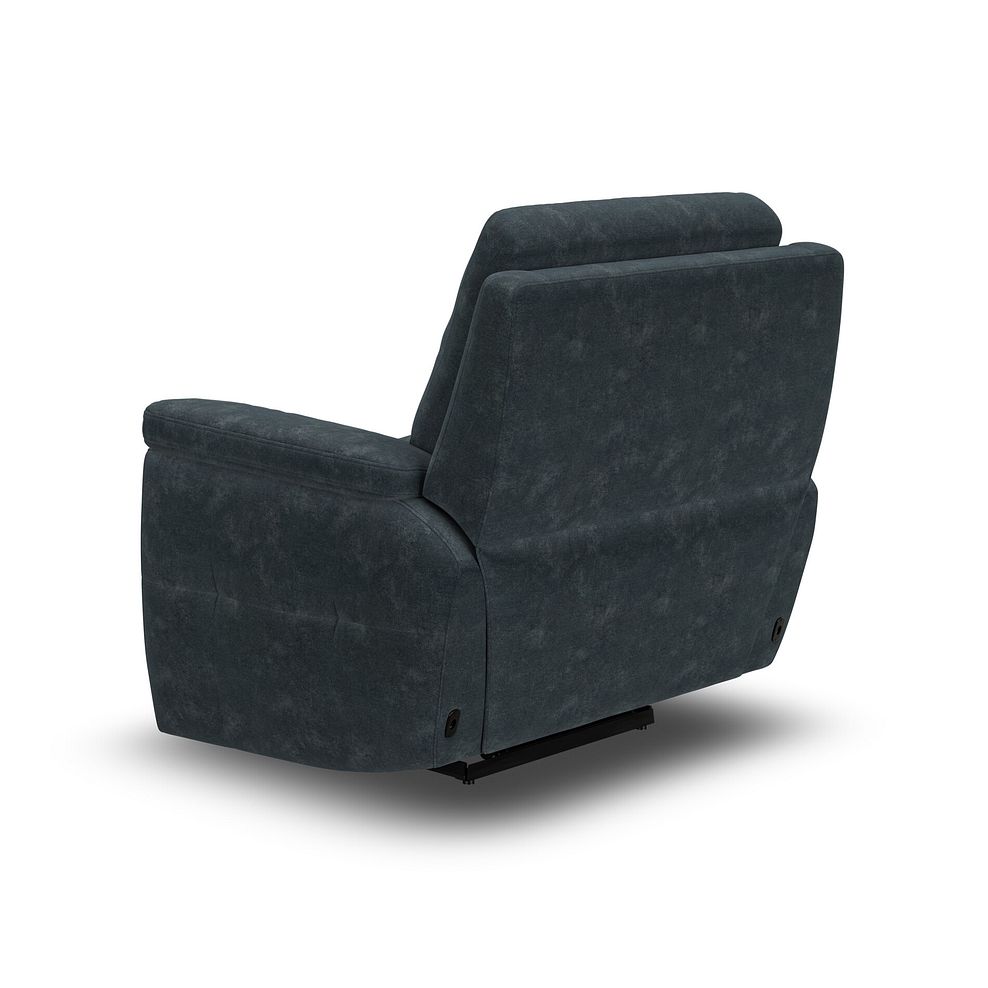 Dalton Electric Recliner Armchair in Dexter Shadow Fabric 5