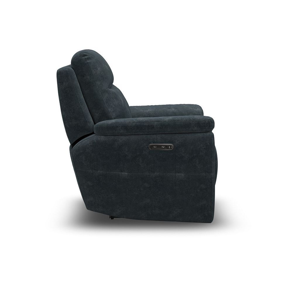 Dalton Electric Recliner Armchair in Dexter Shadow Fabric 6