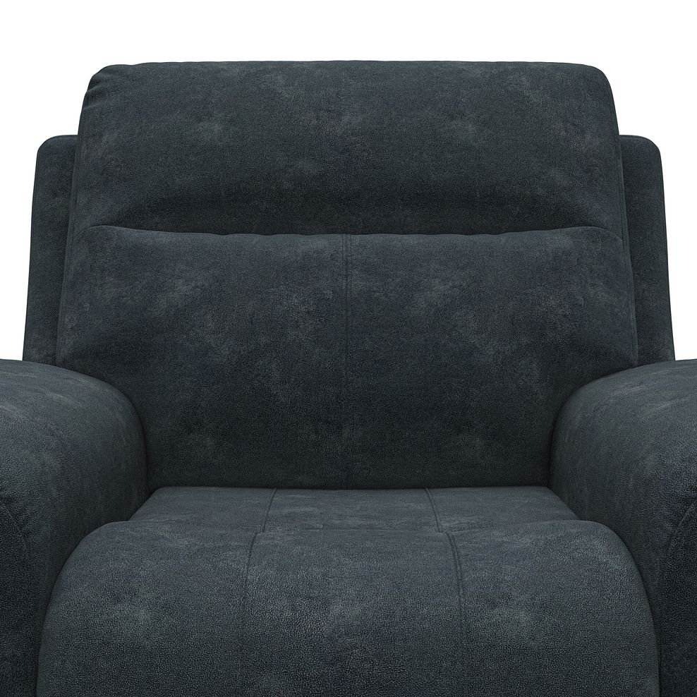 Dalton Electric Recliner Armchair in Dexter Shadow Fabric 9