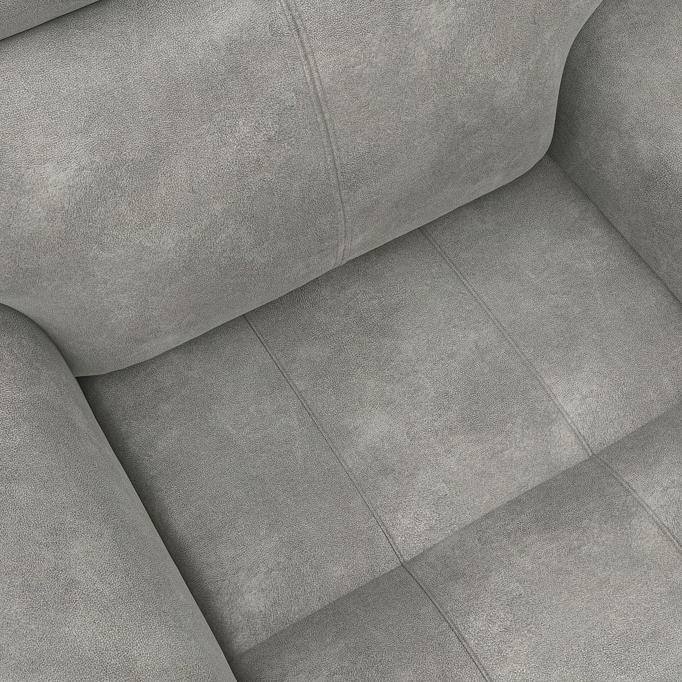 Dalton Electric Recliner Armchair in Dexter Stone Fabric 11