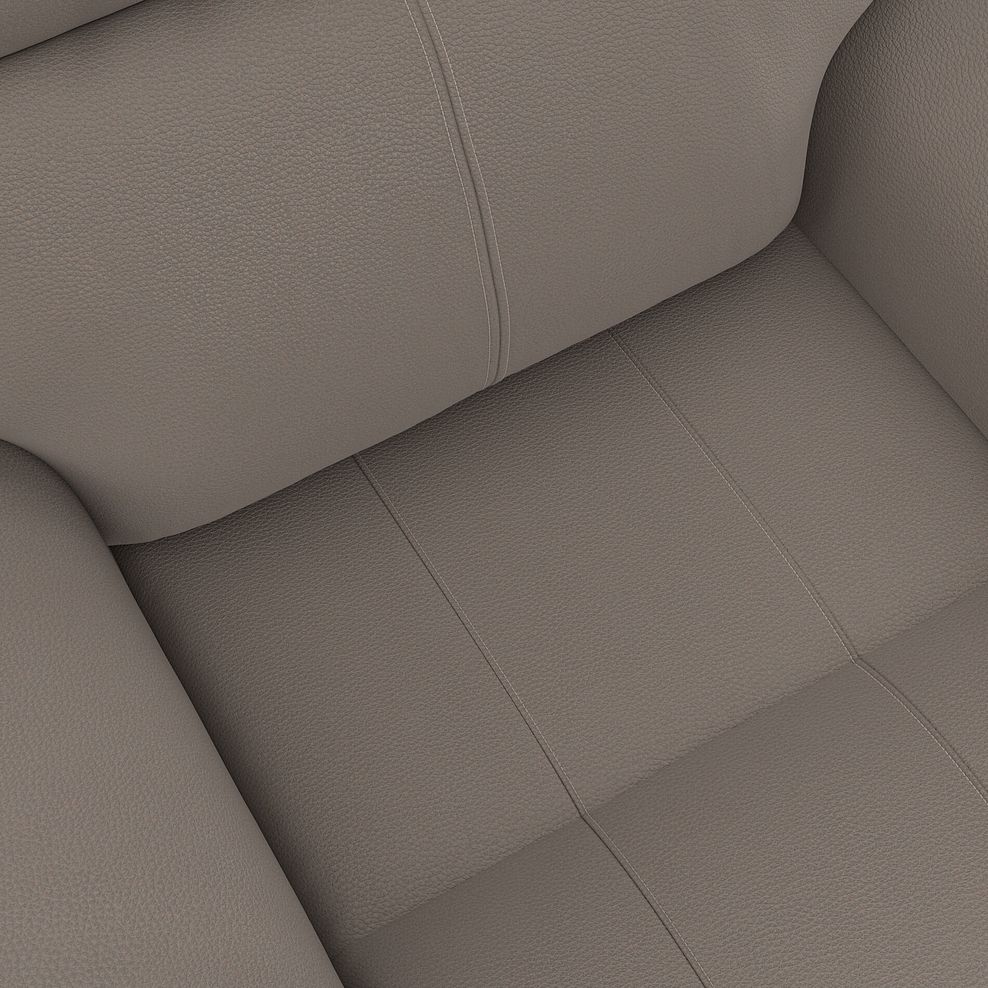 Dalton Electric Recliner Armchair in Oyster Leather 11