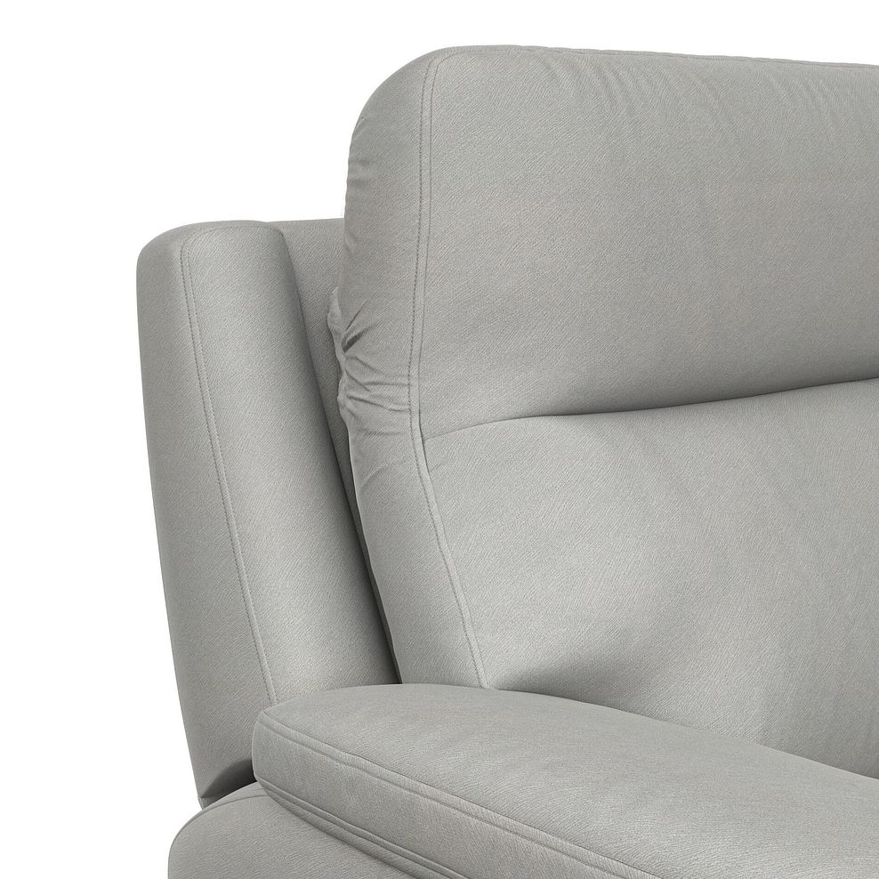Dalton Electric Recliner Armchair with Power Headrest in Bella Lead Grey Fabric 16
