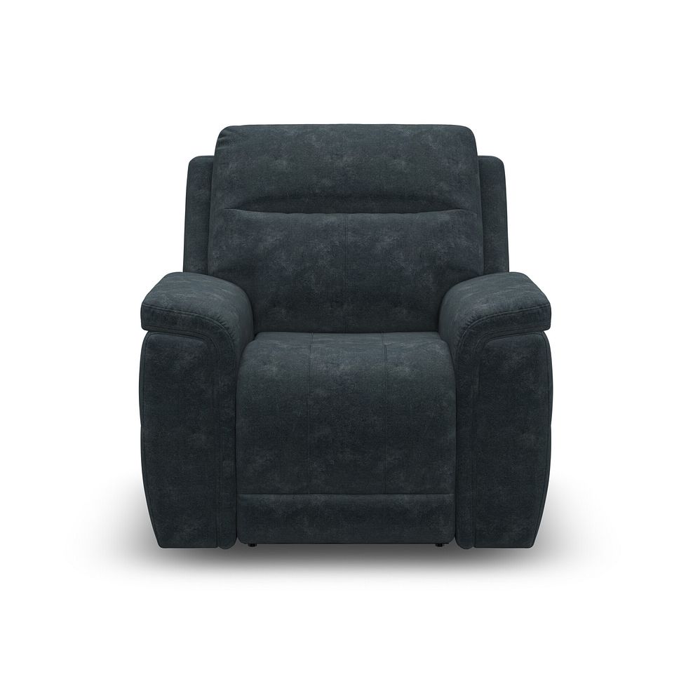 Dalton Electric Recliner Armchair with Power Headrest in Dexter Shadow Fabric 7