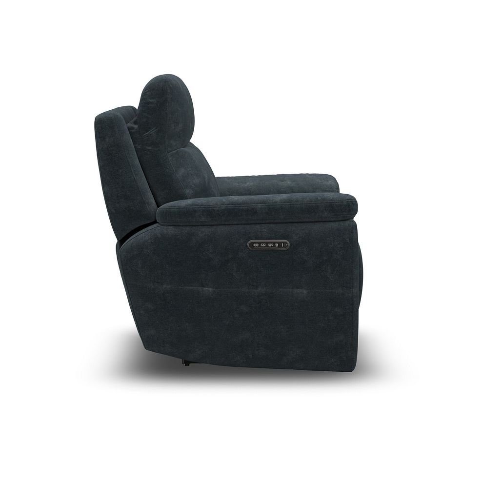 Dalton Electric Recliner Armchair with Power Headrest in Dexter Shadow Fabric 10