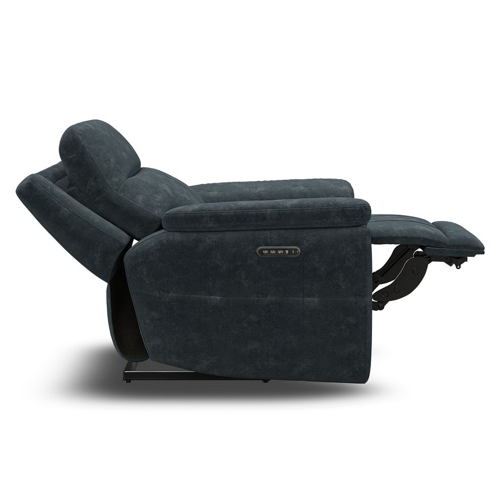 Dalton Electric Recliner Armchair with Power Headrest in Dexter Shadow Fabric 12