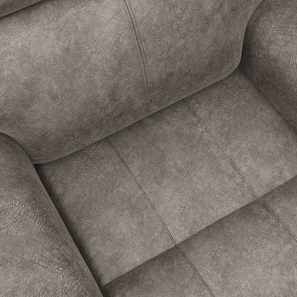 Dalton Electric Recliner Armchair with Power Headrest in Marble Mink Fabric 15