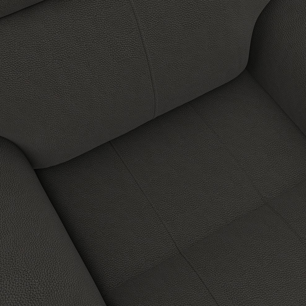 Dalton Electric Recliner Armchair with Power Headrest in Storm Leather 20