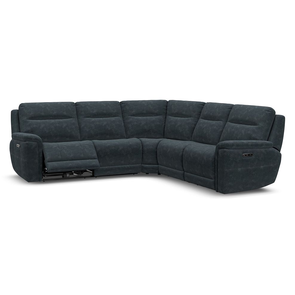 Dalton Large Corner Electric Recliner Sofa in Dexter Shadow Fabric 2