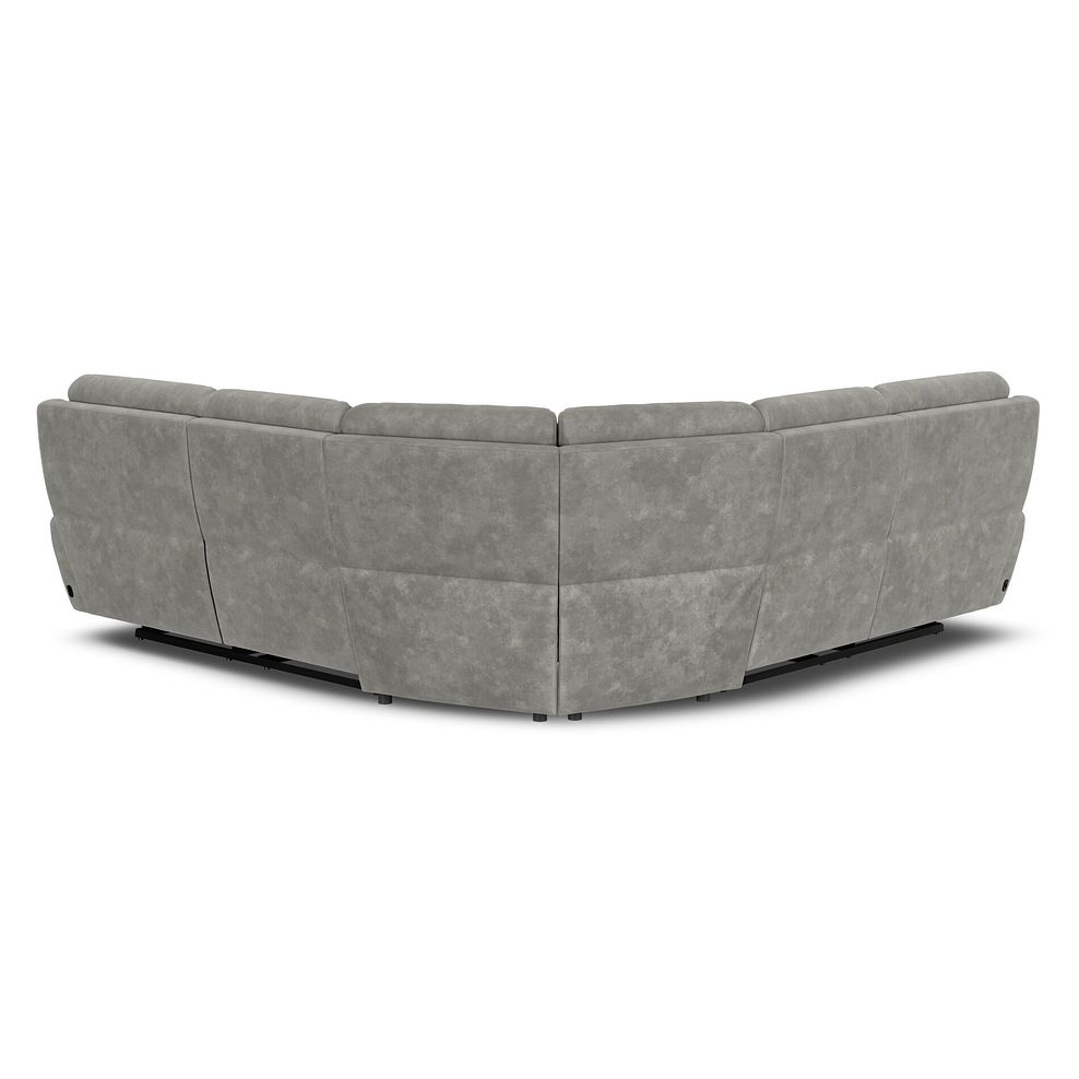 Dalton Large Corner Electric Recliner Sofa in Dexter Stone Fabric 6