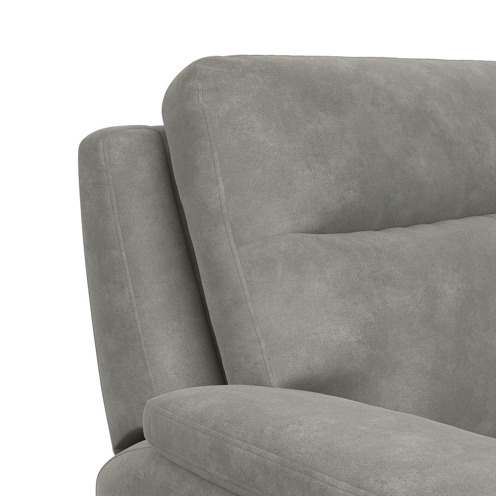 Dalton Large Corner Electric Recliner Sofa in Dexter Stone Fabric 13