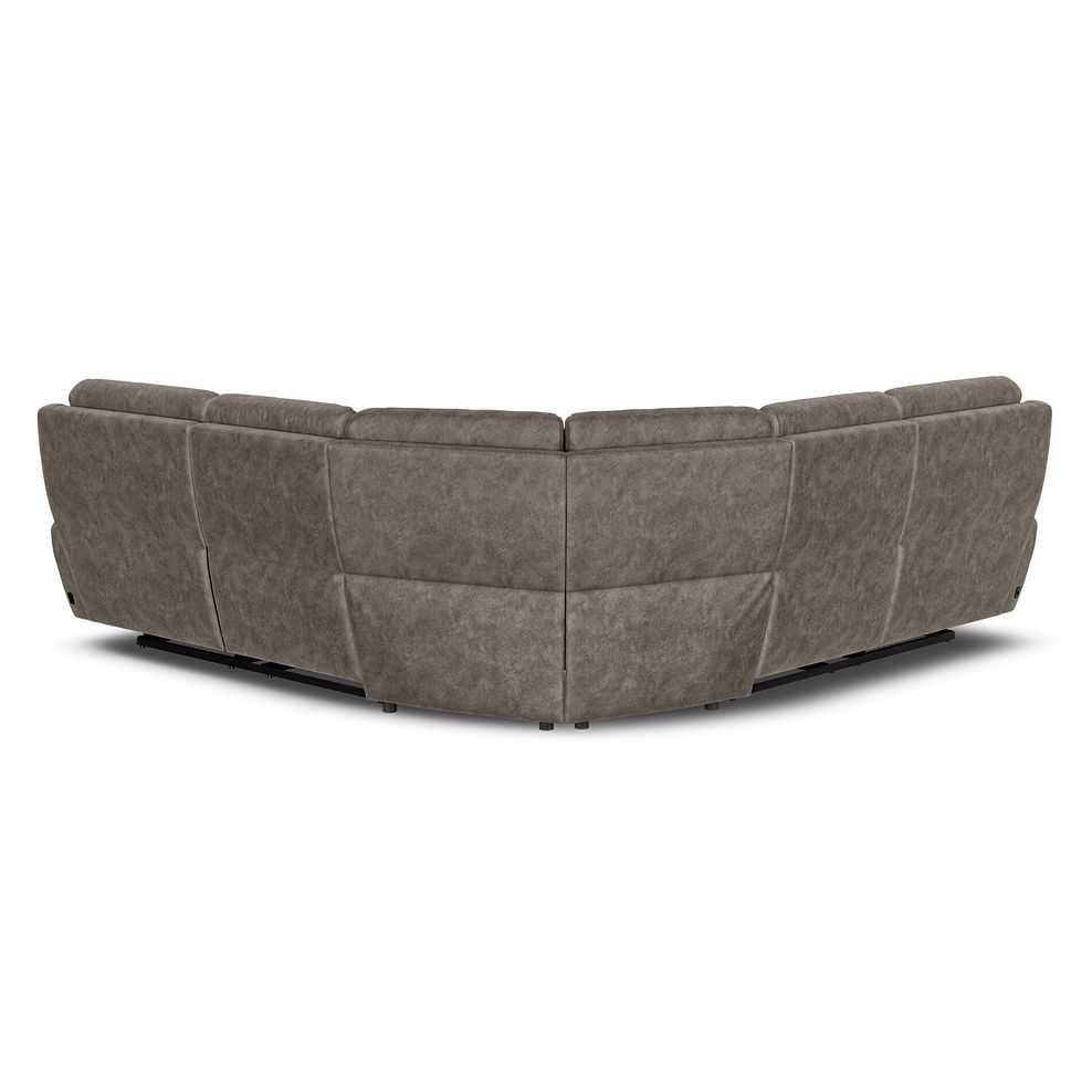 Dalton Large Corner Electric Recliner Sofa in Marble Mink Fabric 6