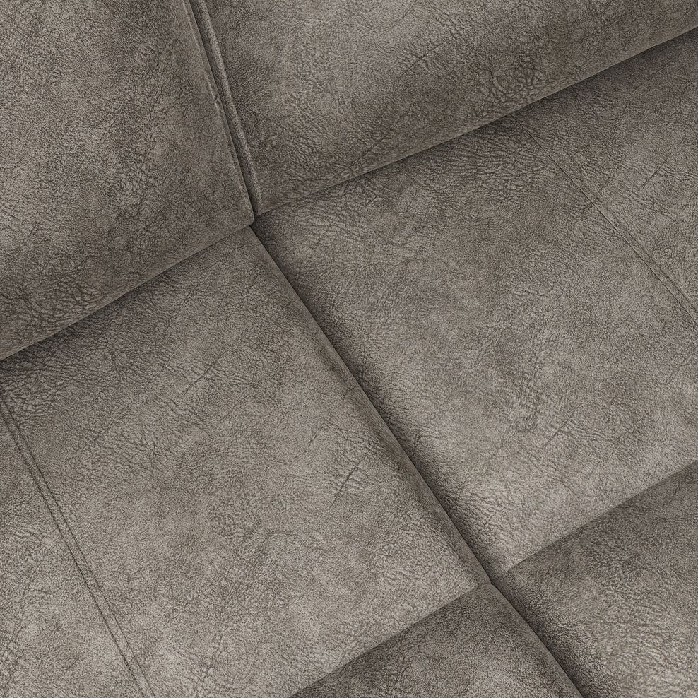 Dalton Large Corner Electric Recliner Sofa in Marble Mink Fabric 12