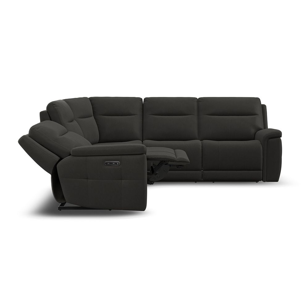Dalton Large Corner Electric Recliner Sofa in Storm Leather 8