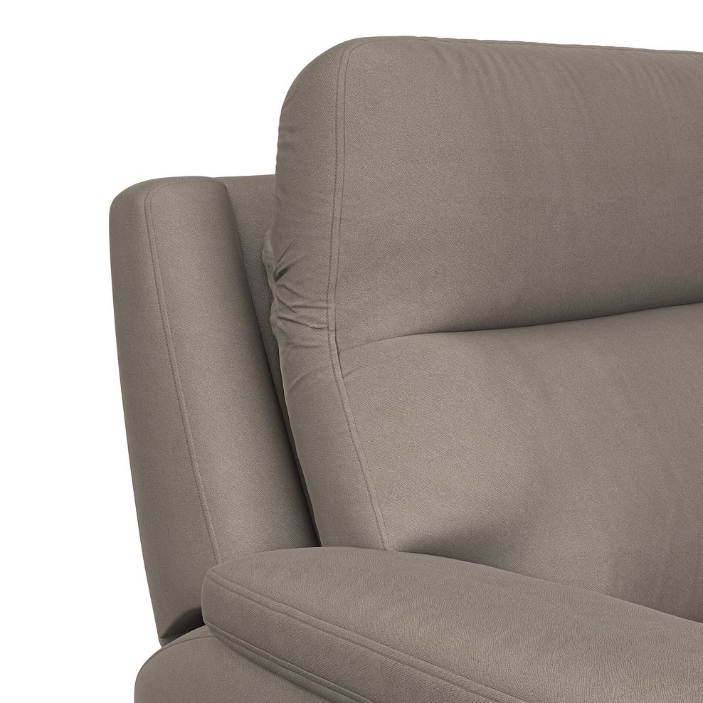 Dalton Large Corner Electric Recliner Sofa with Power Headrests in Bella Latte Fabric 22