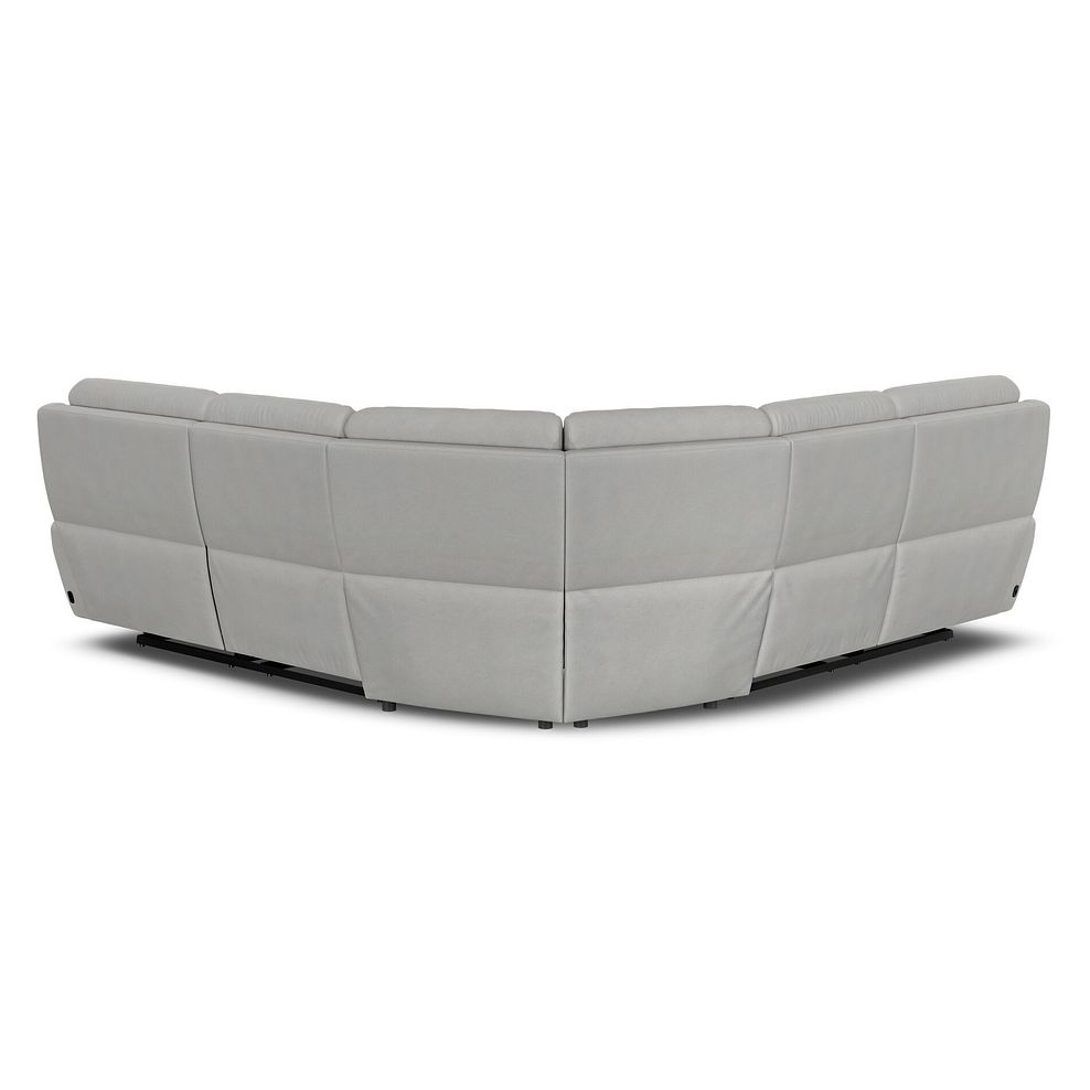 Dalton Large Corner Electric Recliner Sofa with Power Headrests in Bella Lead Grey Fabric 11