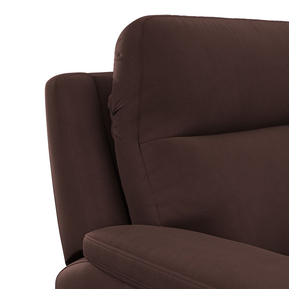 Dalton Large Corner Electric Recliner Sofa with Power Headrests in Chestnut Leather 17